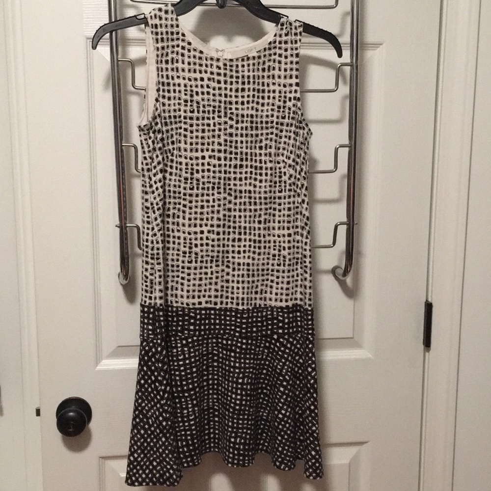Ann Taylor Loft petite dress size 00P drop waist